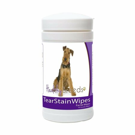PAMPEREDPETS Airedale Terrier Tear Stain Wipes PA3487528